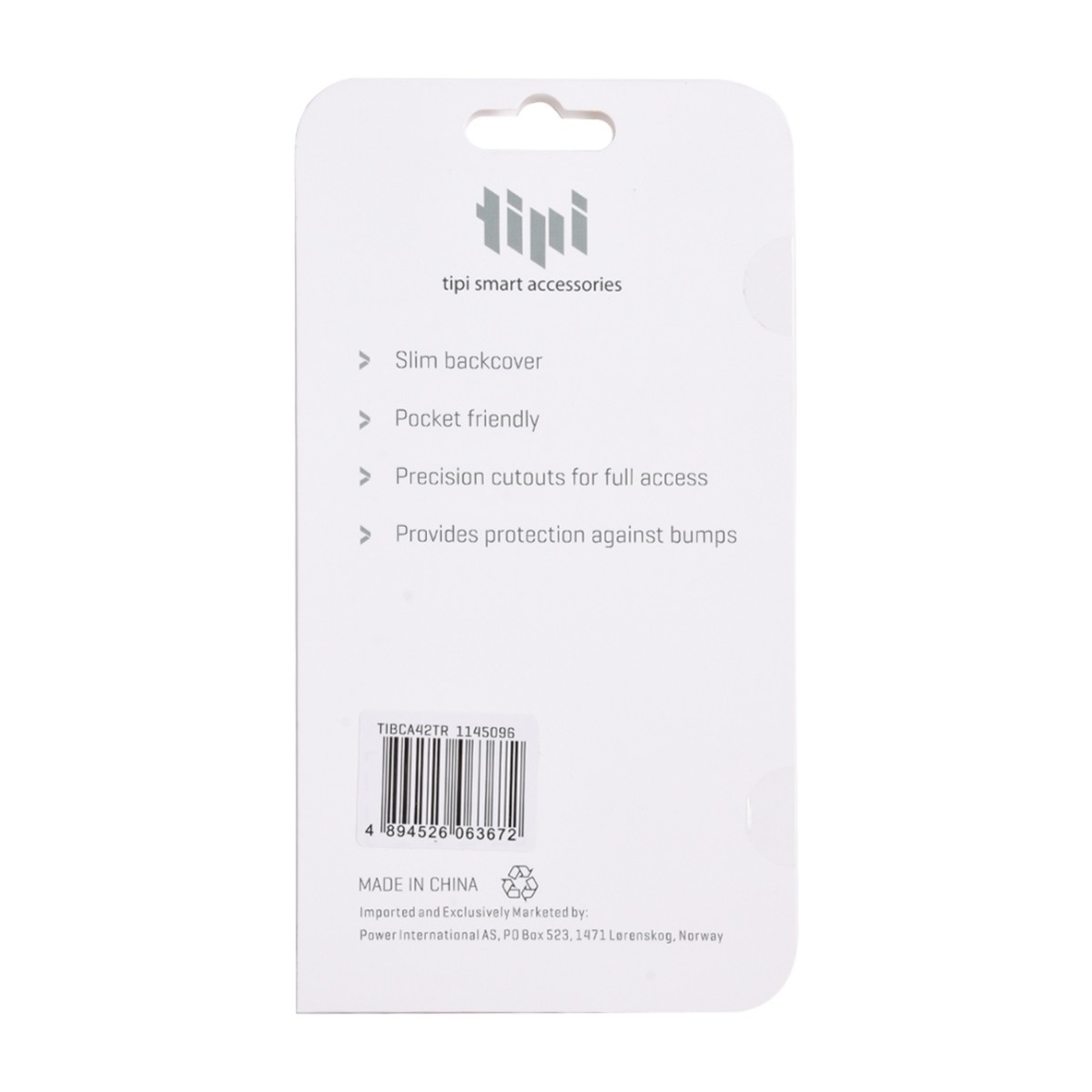 Tipi Backcover 1.0 Samsung Galaxy A42 5G Cover, gennemsigtigt billede 3