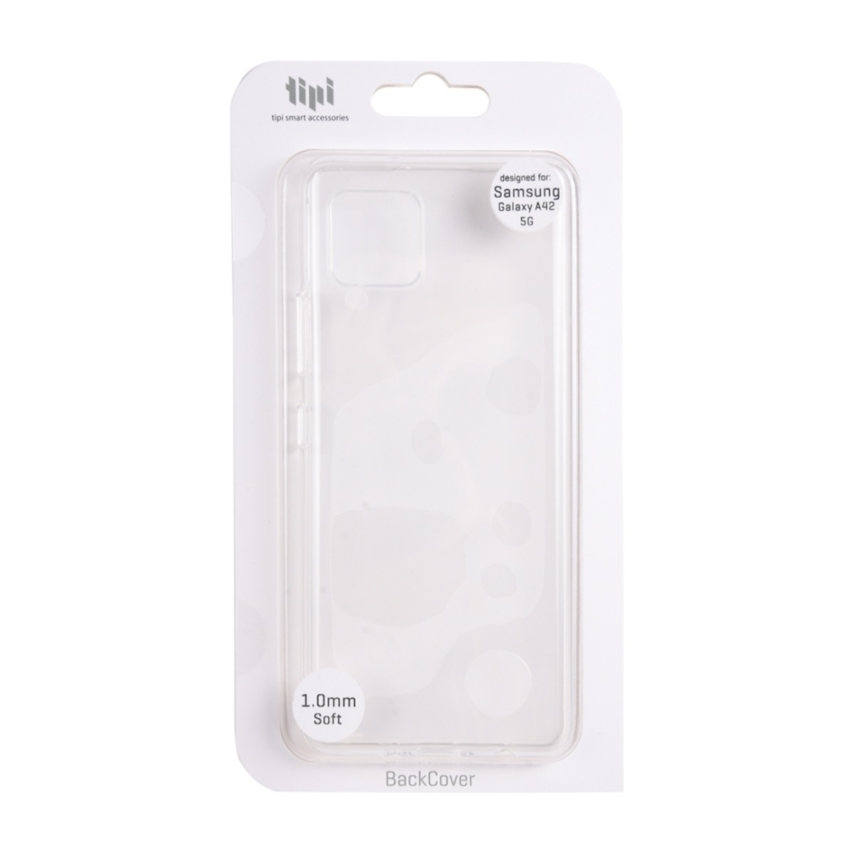 Tipi Backcover 1.0 Samsung Galaxy A42 5G Cover, gennemsigtigt billede 2