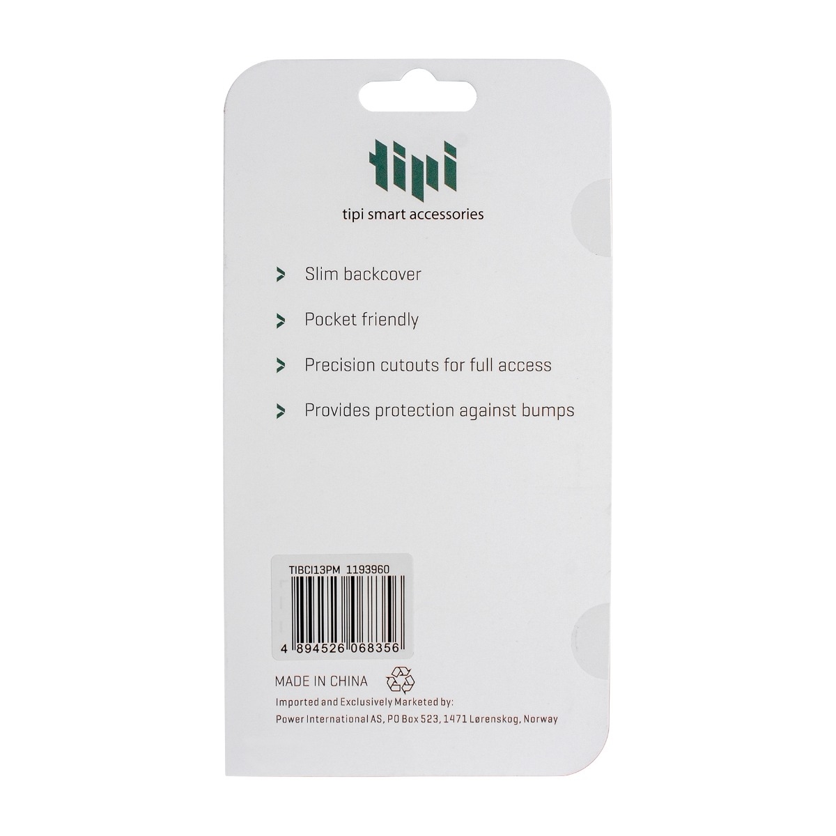 Tipi Backcover 1.0 iPhone 13 Pro Max Cover, gennemsigtigt billede 4