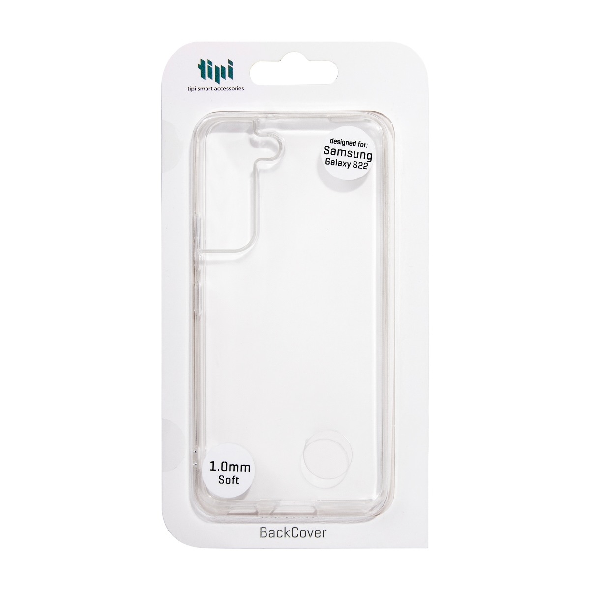 Tipi Backcover 1.0 Samsung Galaxy S22 Cover, gennemsigtigt billede 3