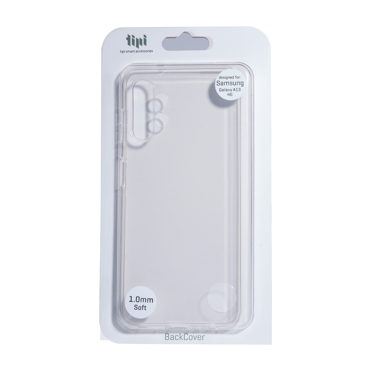 Tipi Backcover 1.0 Samsung Galaxy A13 4G Cover, gennemsigtigt billede 3