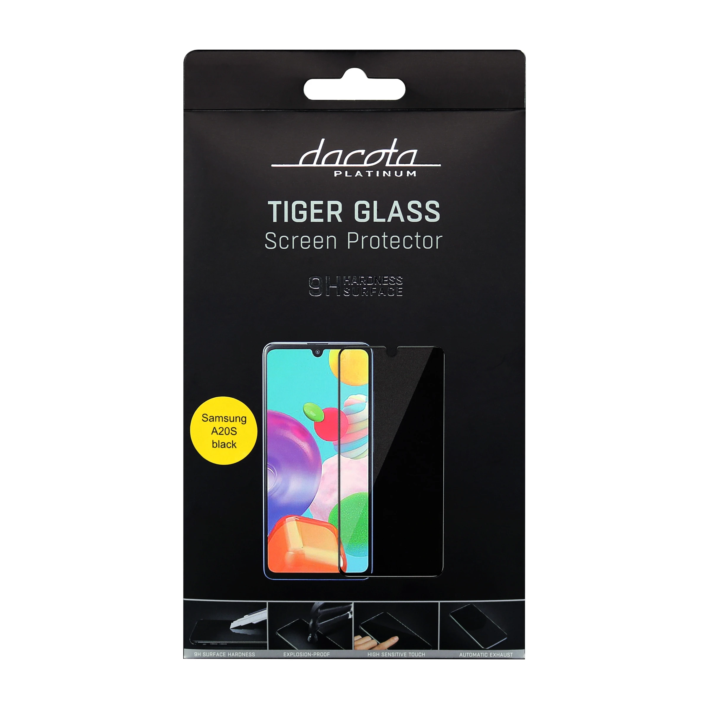 Dacota Platinum Samsung Galaxy A20S Tiger Glass skærmbeskytter billede 2