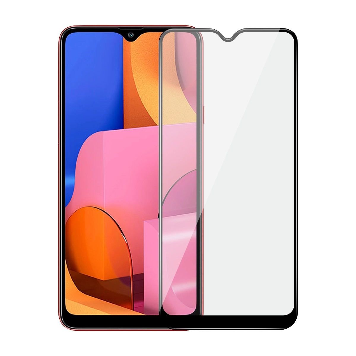 Dacota Platinum Samsung Galaxy A20S Tiger Glass skærmbeskytter billede 1