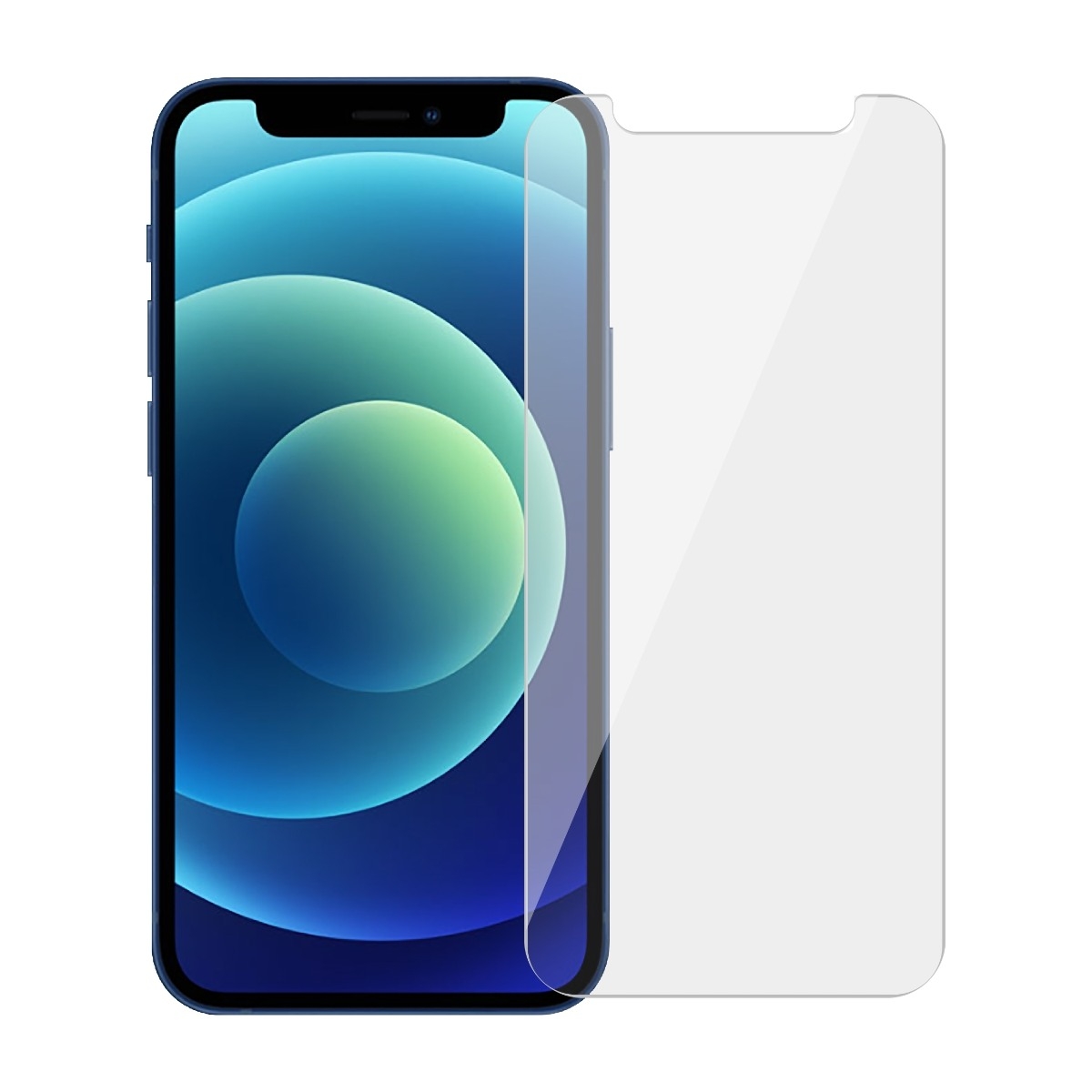 Dacota Platinum iPhone 12 Mini Tiger Glass skærmbeskytter, gennemsigtigt billede 1