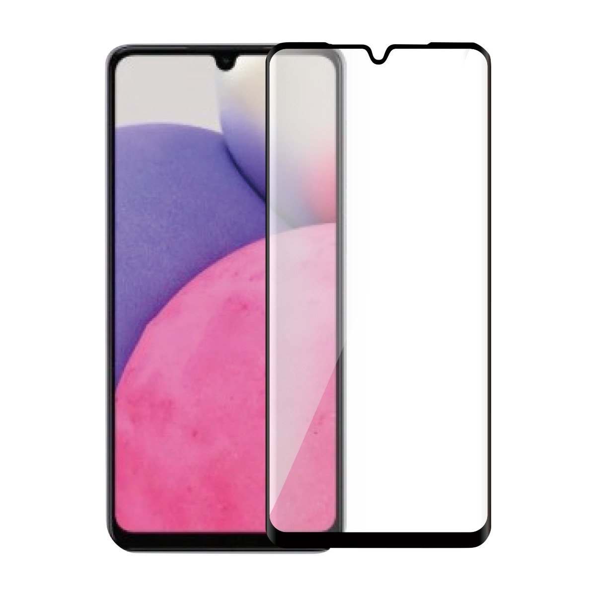 Dacota Platinum Samsung Galaxy A33 5G Tiger Glass skærmbeskytter, sort billede 1