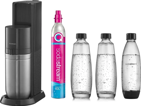 Sodastream Duo value pack titanium danskvandsmaskine