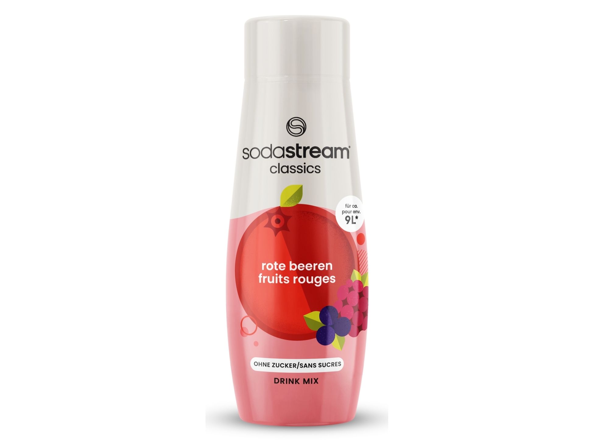 SodaStream 1524210410, Karboniseret sirup, Sort, Grøn, Grå, Lyserød, Lilla, Rød, 440 ml, 1 stk