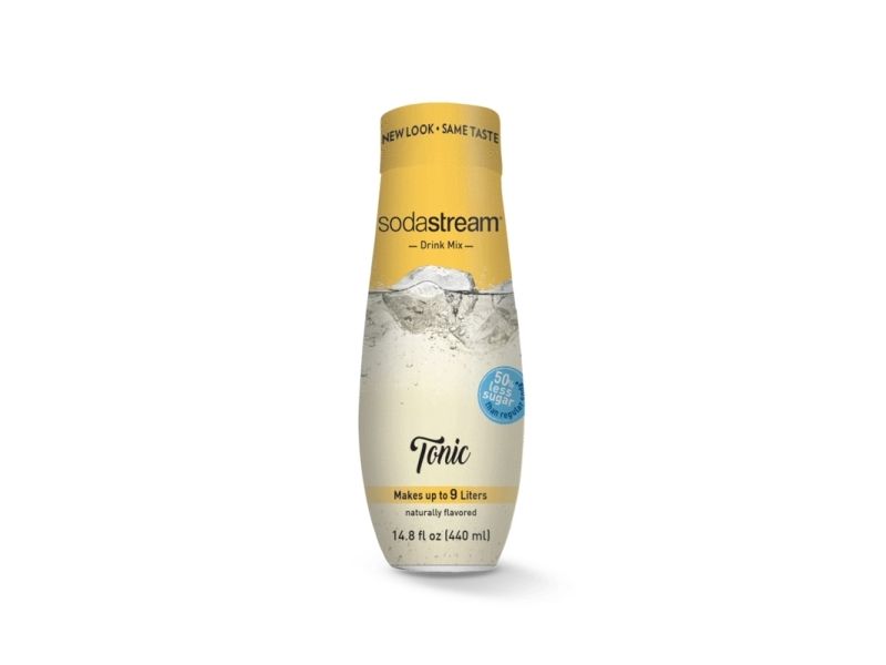 SodaStream Tonic, Karboniseret sirup, Gul, 440 ml, 9 L, Flaske