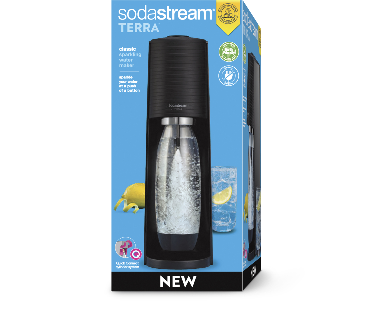 Sodastream Terra Black Sampak Sodavandsmaskine billede 4
