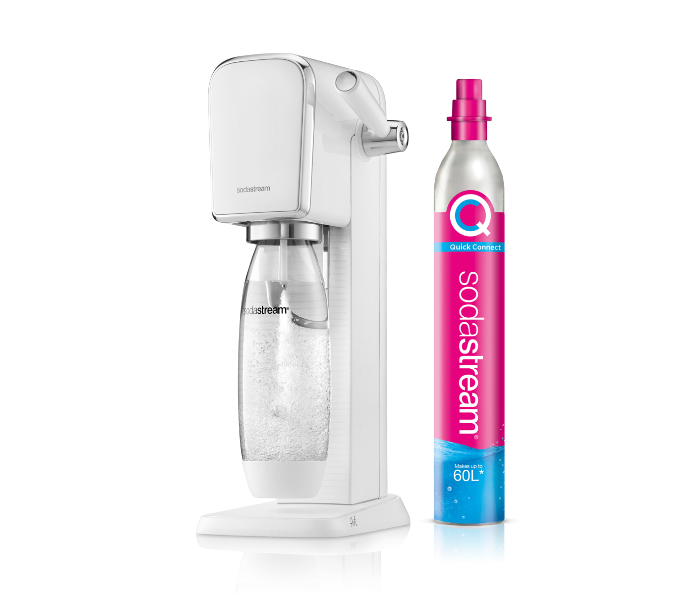 Sodastream Art White Sampak Sodavandsmaskine billede 1