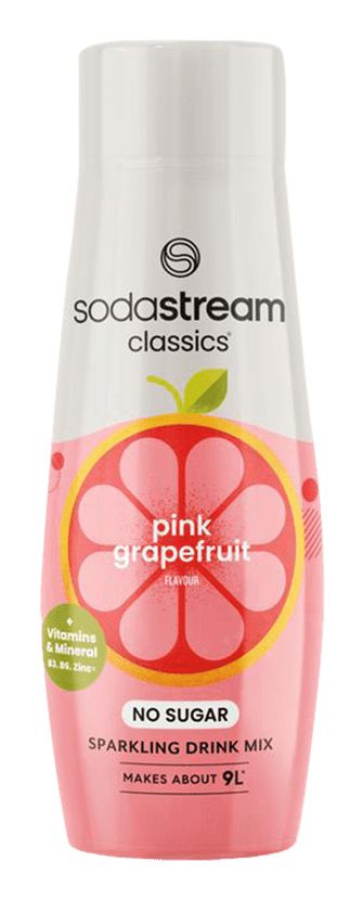 SodaStream 1025656490, Sirup til dessert, Grapefrugt, 440 ml, Klembar flaske, 1 kcal, 5 kJ