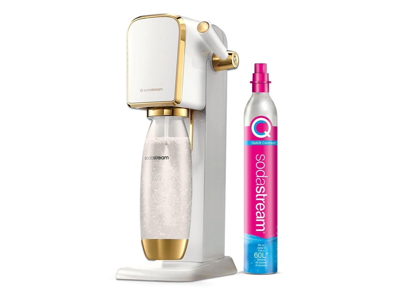 SodaStream 1013511415, Guld, Hvid, Plast, 185 mm, 298 mm, 440 mm, 3,5 kg