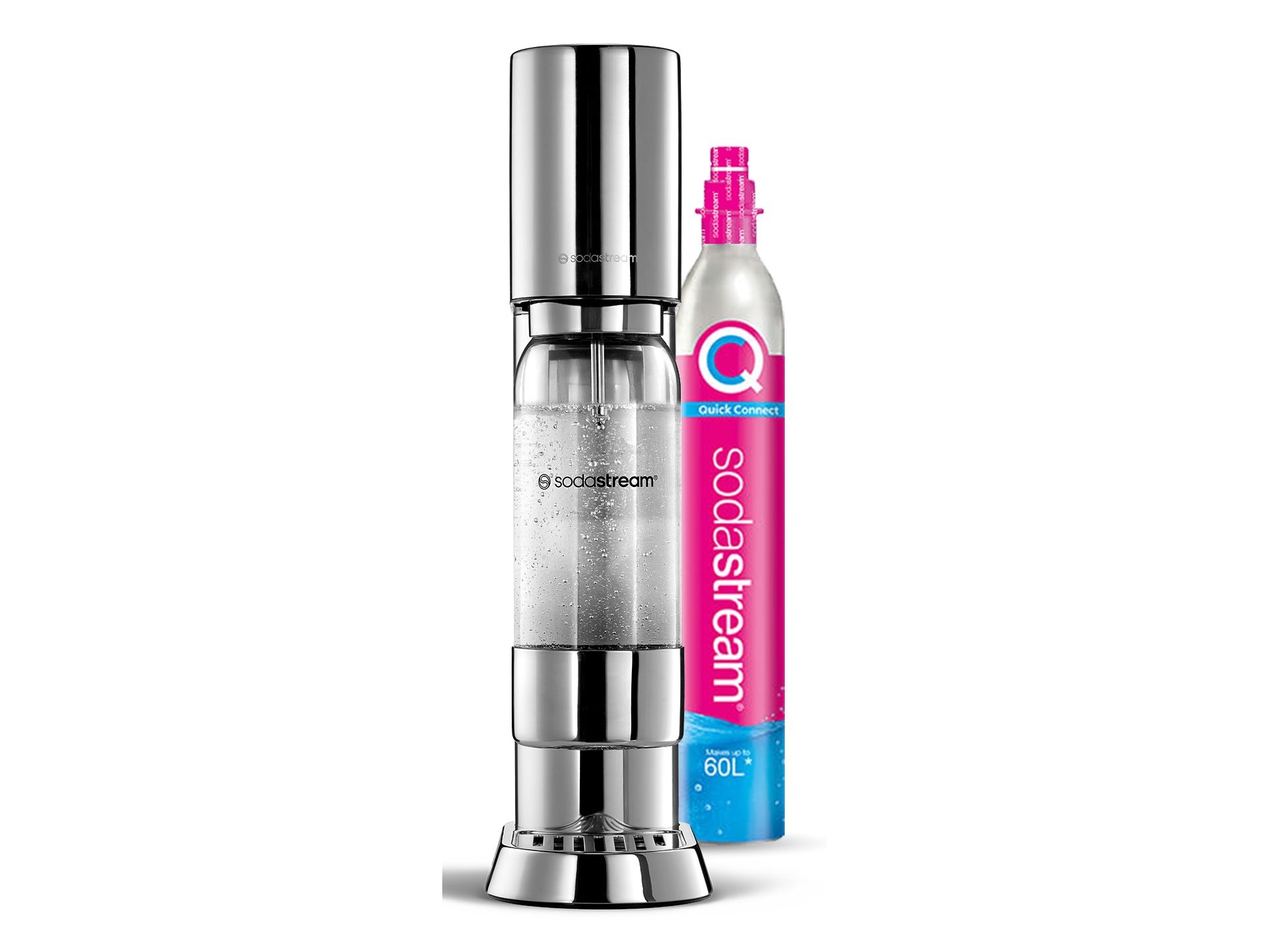 SodaStream Enso, Rustfrit stål, Sølv, 114 mm, 226 mm, 422 mm