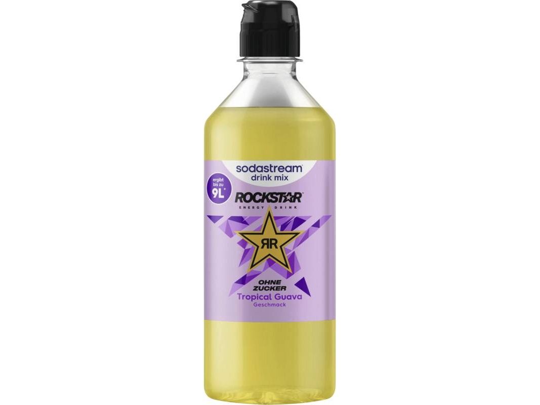 SodaStream Rockstar Guava Zero, Karboniseret sirup, Gul, Lilla, 440 ml, 1 stk billede 1