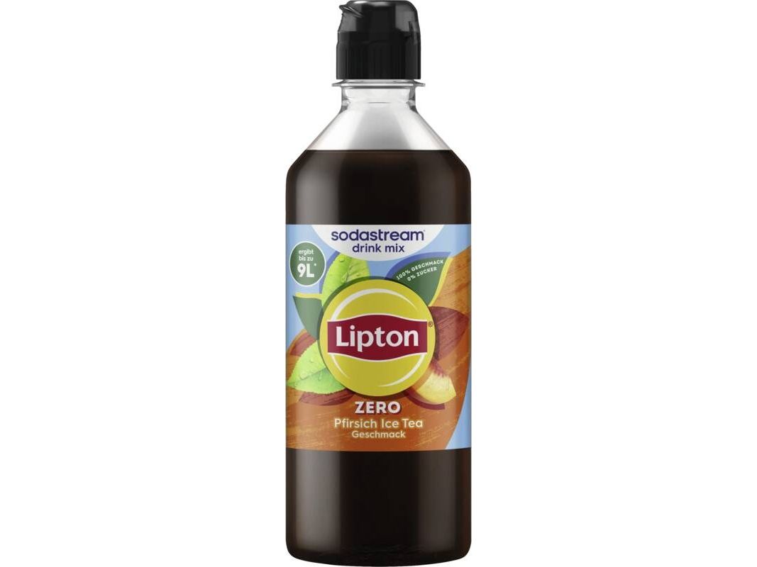 SodaStream Lipton Ice Tea, Karboniseret sirup, Sort, Orange, Fersken, 440 ml, 1 stk