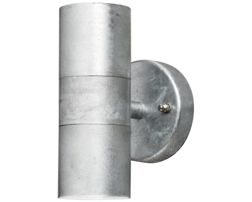 Konstsmide Modena Duo galvaniseret stål up/downlight udendørs væglampe billede 1