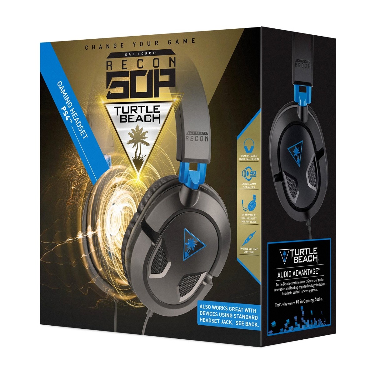 Turtle Beach Recon 50P gaming-headset billede 2