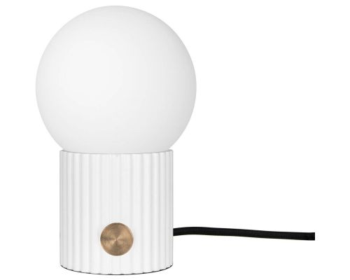 Globen Lighting Hubble hvid bordlampe billede 1