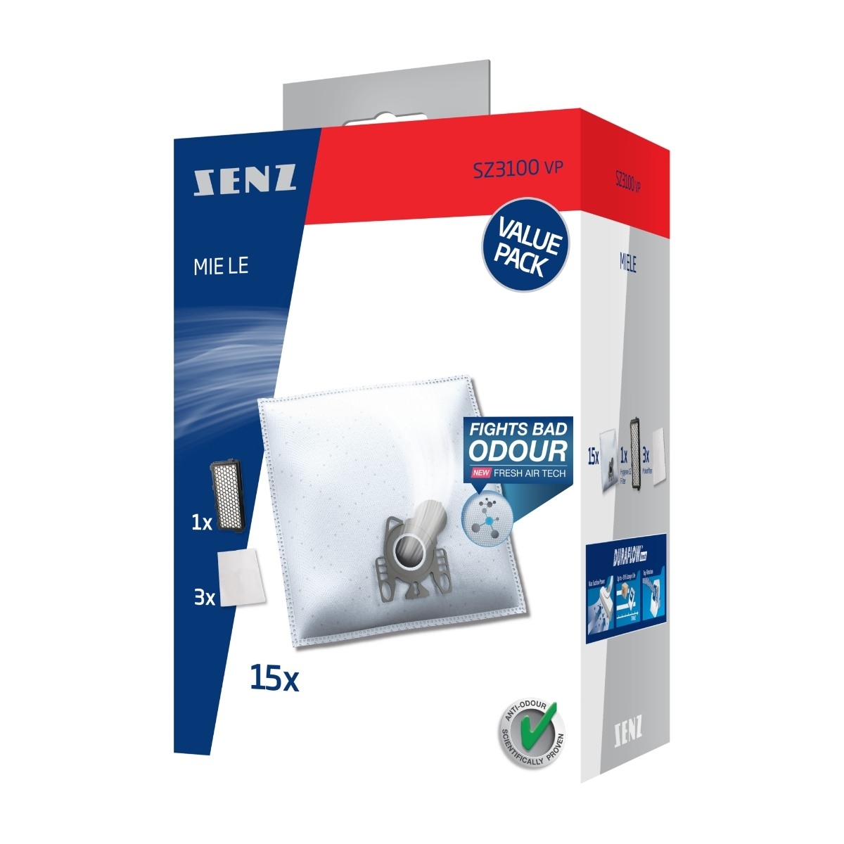 Senz støvsuger start kit Miele S4S6 billede 1