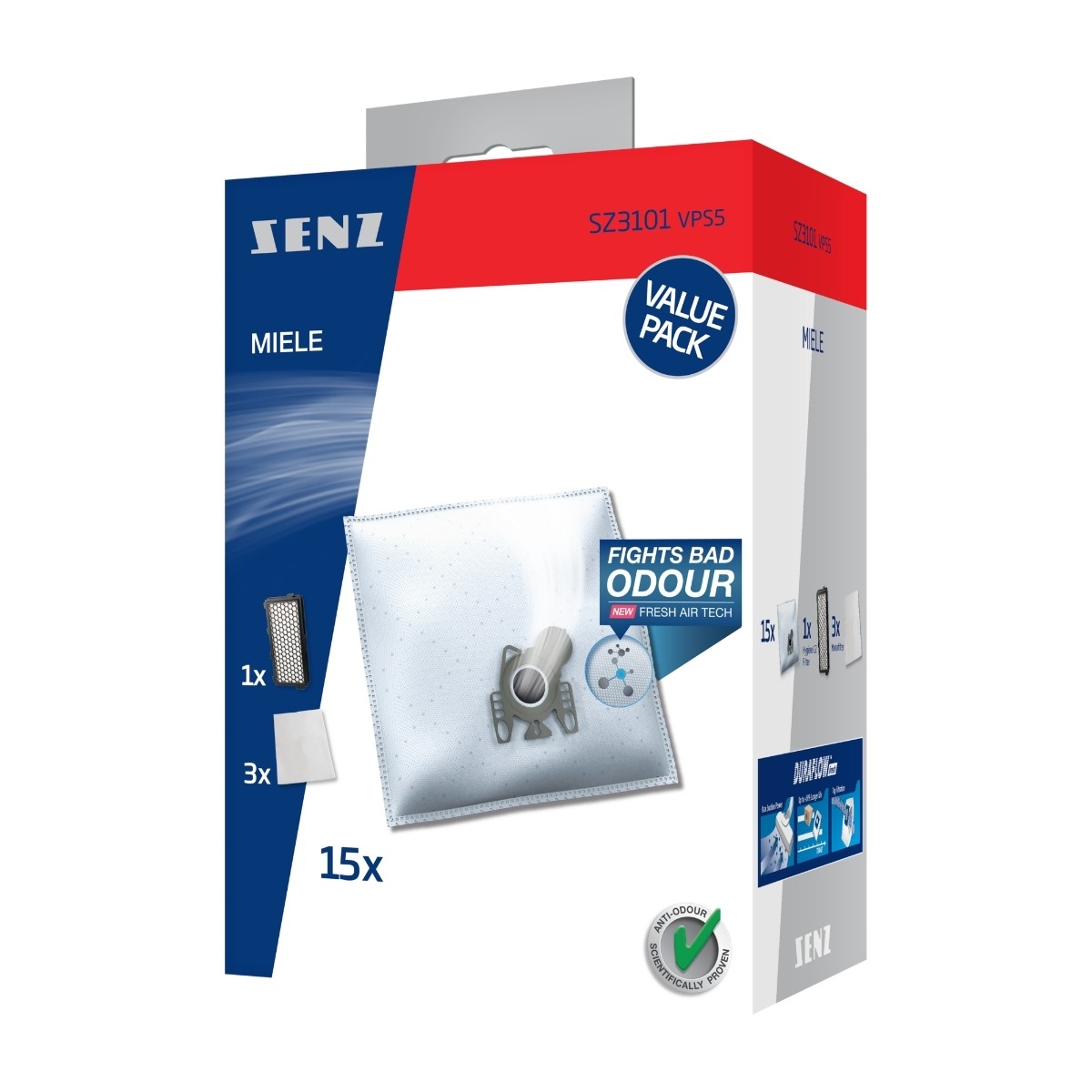 Senz støvsuger start kit Miele billede 1