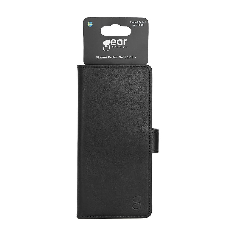 Gear Xiaomi Redmi Note 12 5G Wallet-Cover, sort billede 3