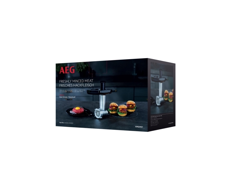 AEG AMGM01, Madhakker, Sort, Sølv, KM 3200, KM 3300, KM 3…, 165 mm, 248 mm, 134 mm