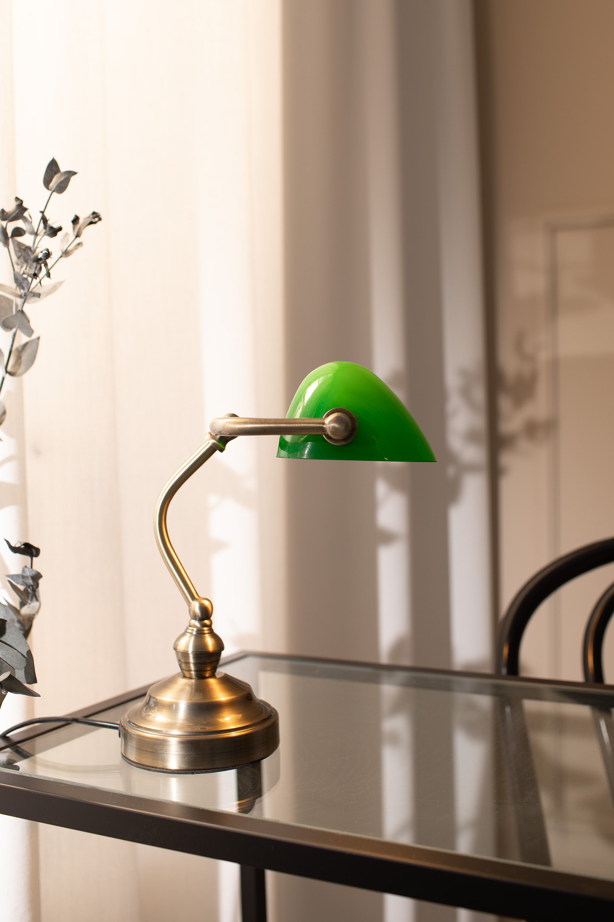 Markslöjd Bankers Bordlampe Grøn 25cm billede 2
