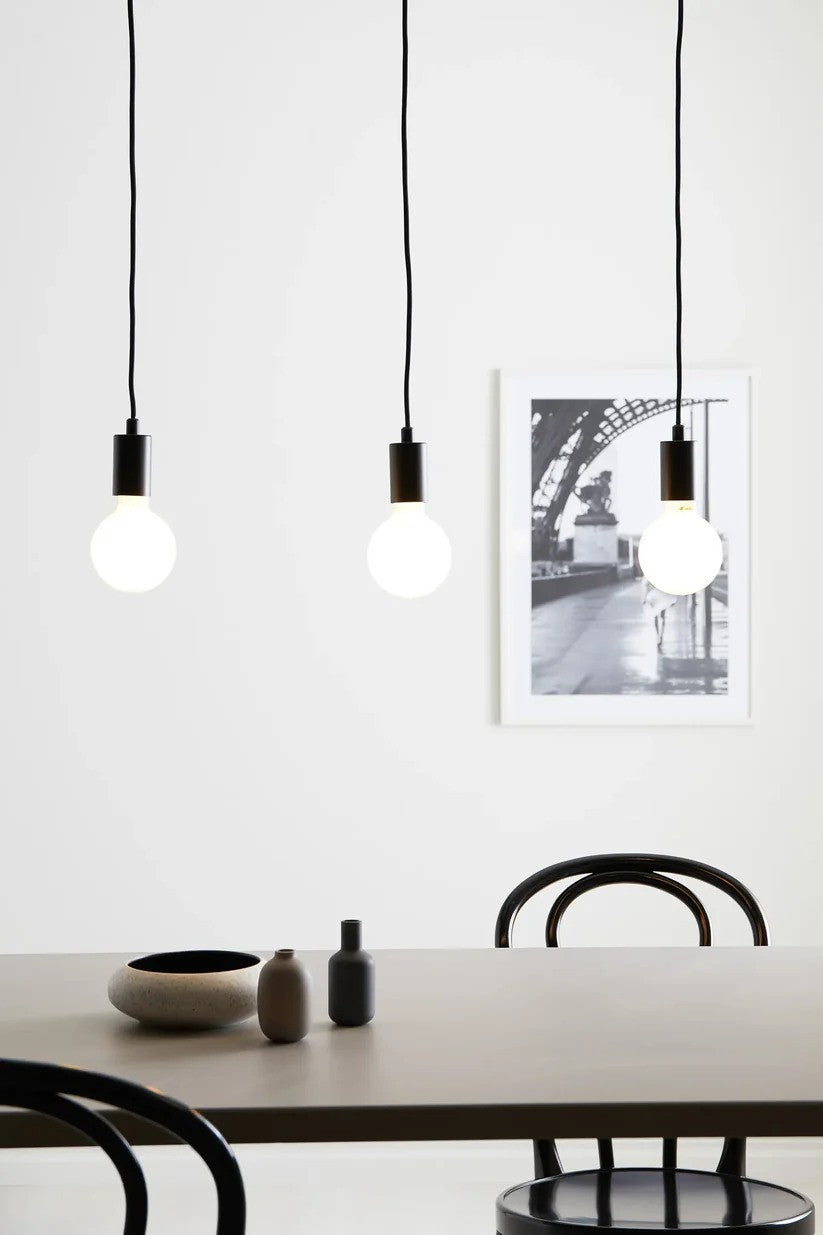 Markslöjd Sky Pendel 3L Straight Sort billede 3