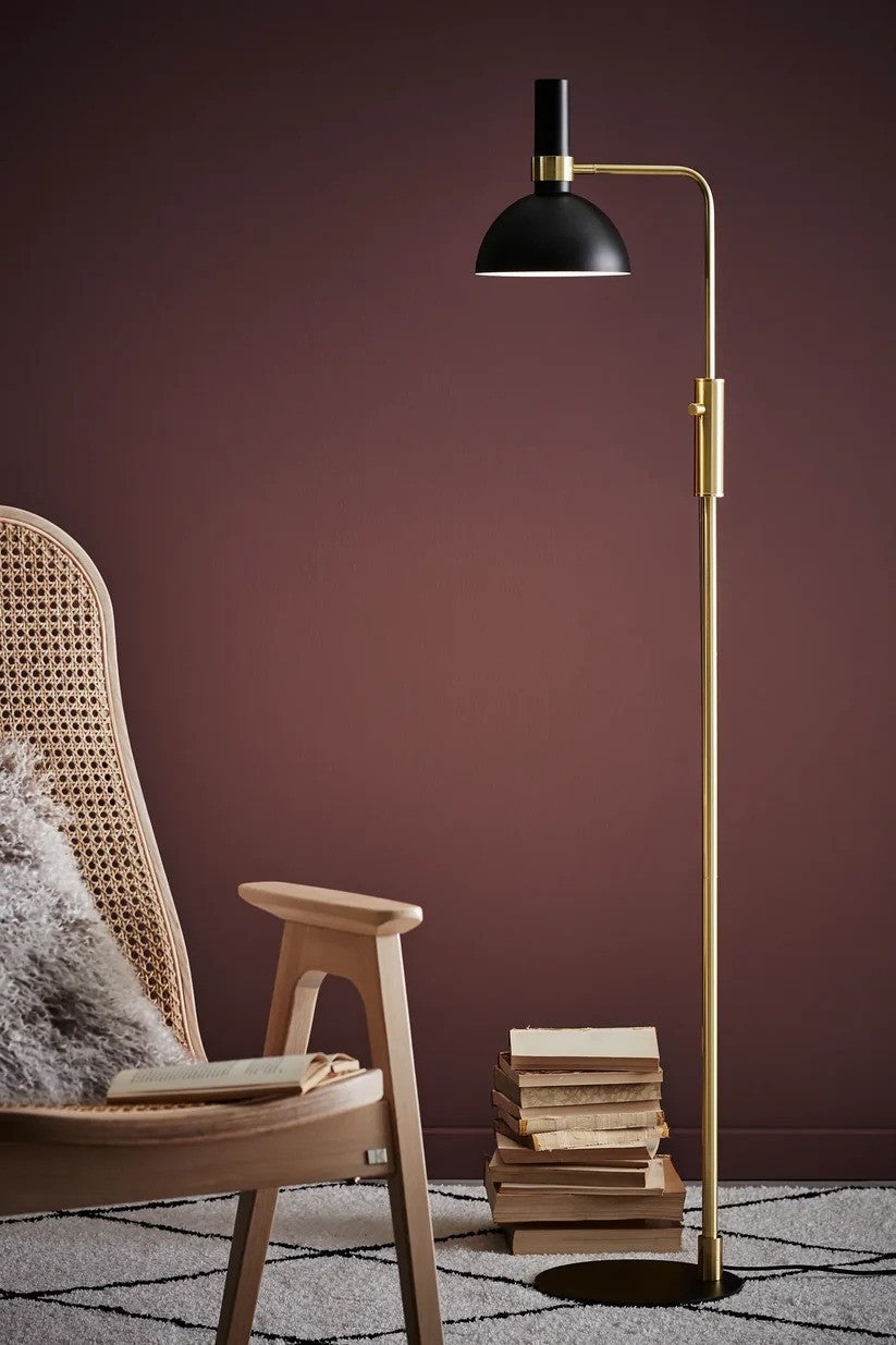 Markslöjd Larry Gulvlampe Sort/Messing billede 3