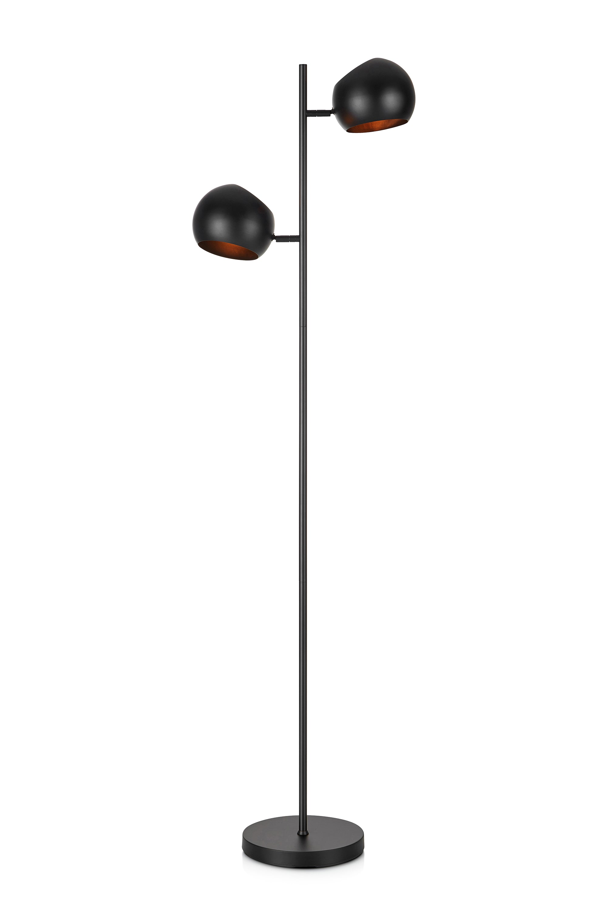 Markslöjd Edgar Gulvlampe 2L Sort
