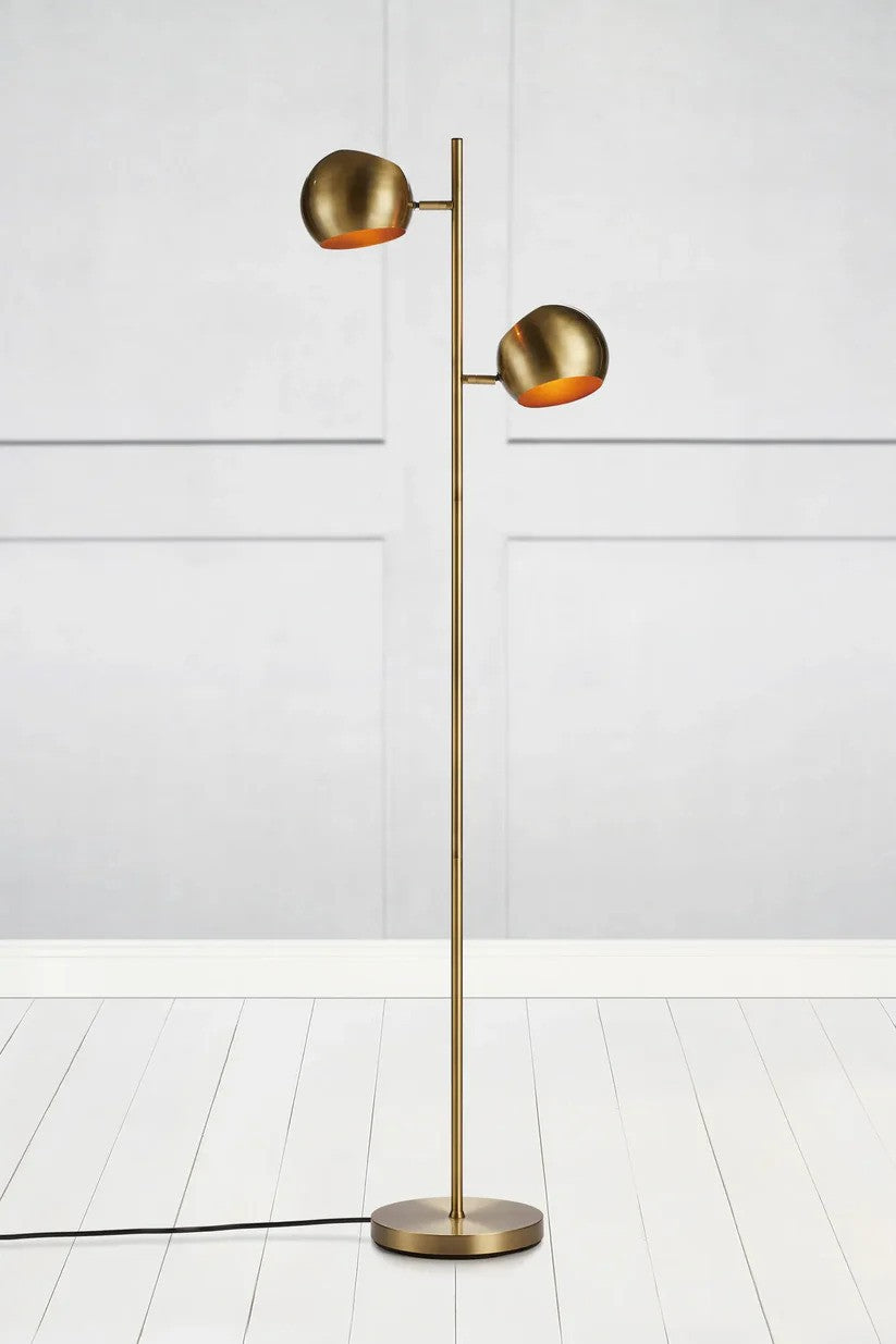 Markslöjd Edgar Gulvlampe 2L Antique billede 2