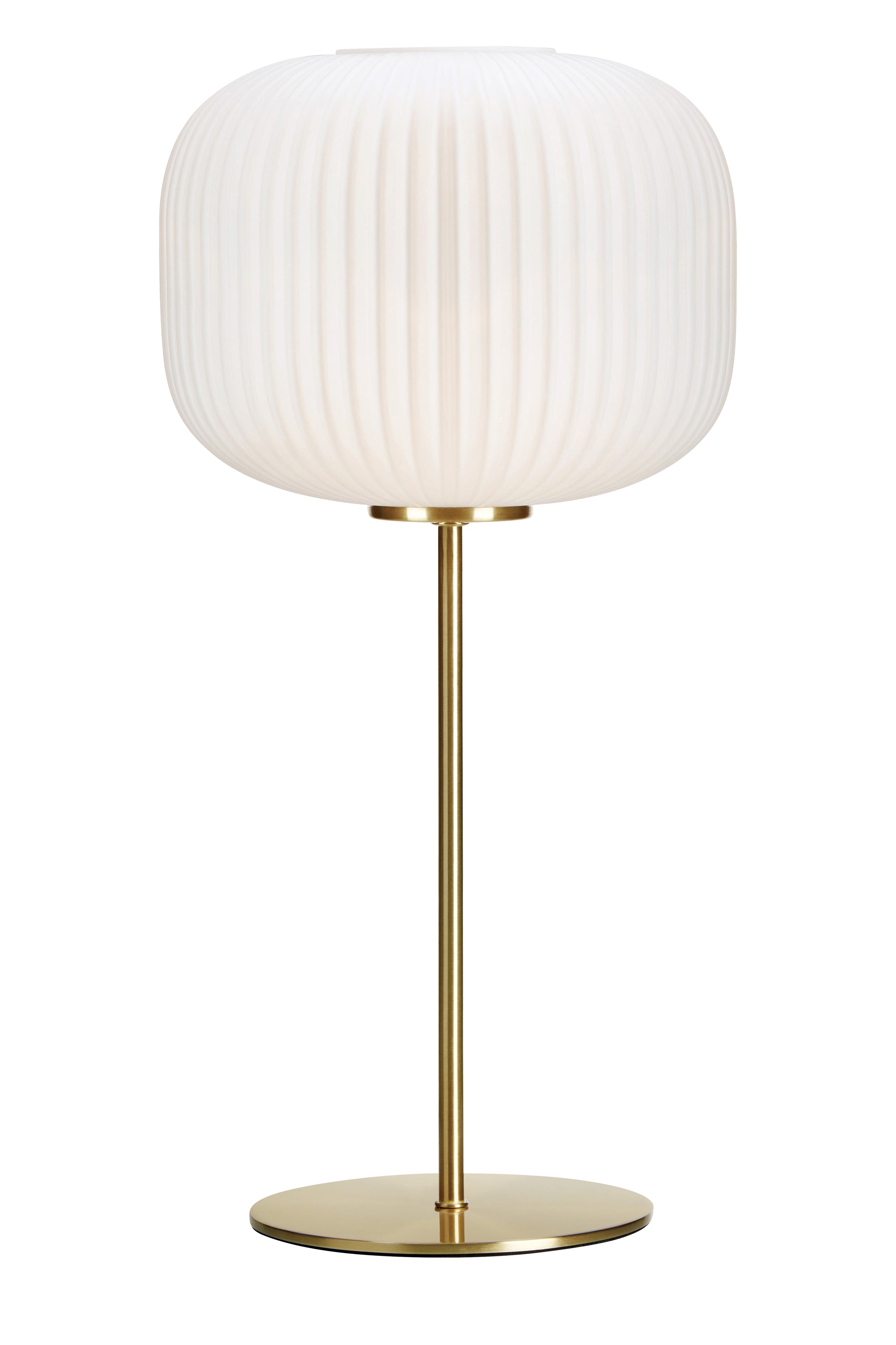 Markslöjd Sober Bordlampe Messing/Hvid 50 cm billede 1