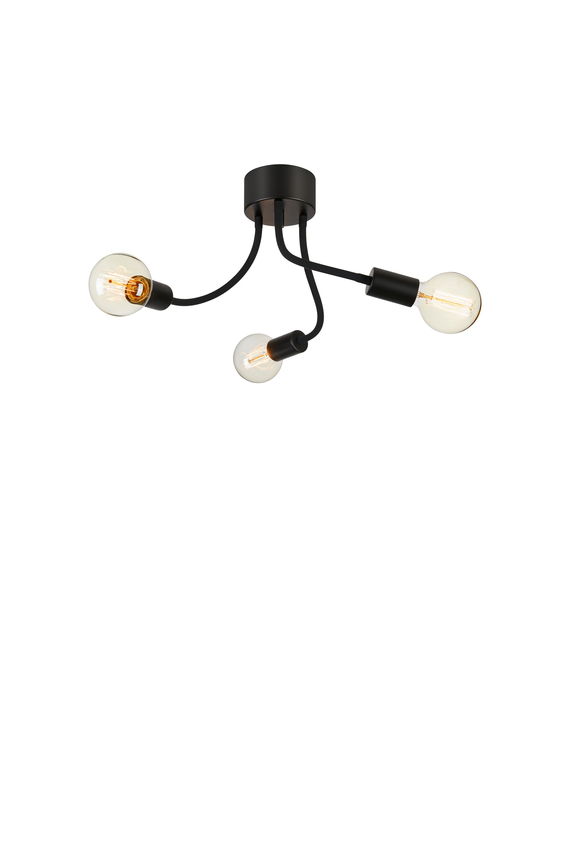 Markslöjd Medusa Loftslampe 3L Sort billede 1