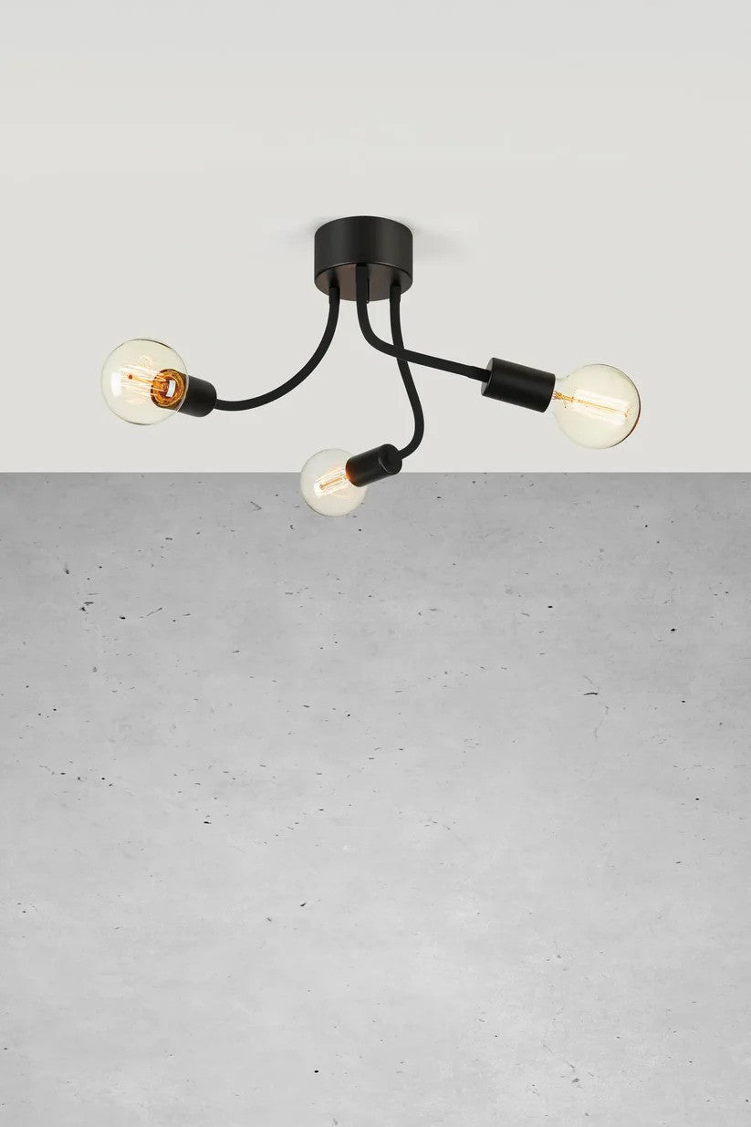 Markslöjd Medusa Loftslampe 3L Sort billede 3