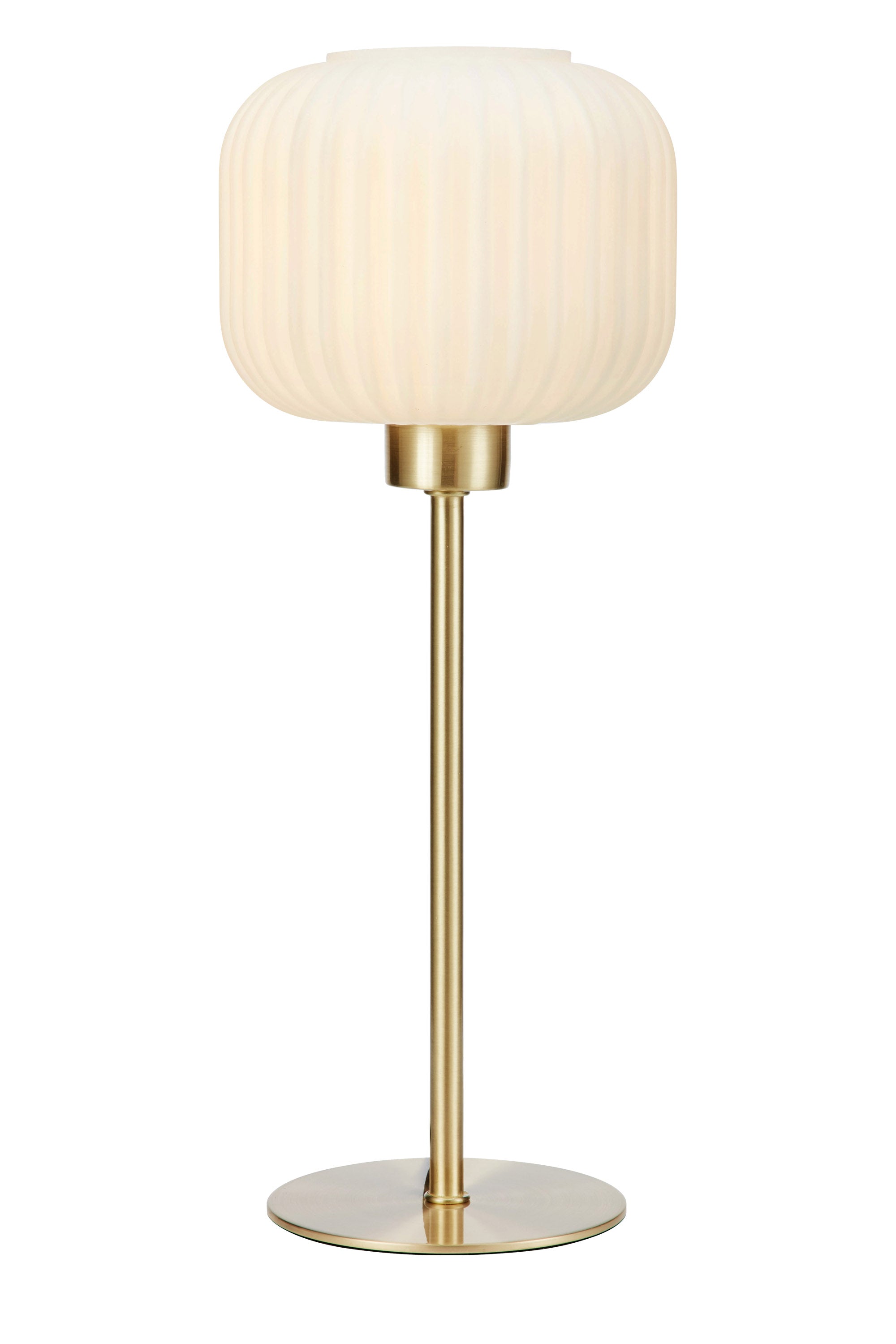 Markslöjd Sober Bordlampe Messing/Hvid billede 1