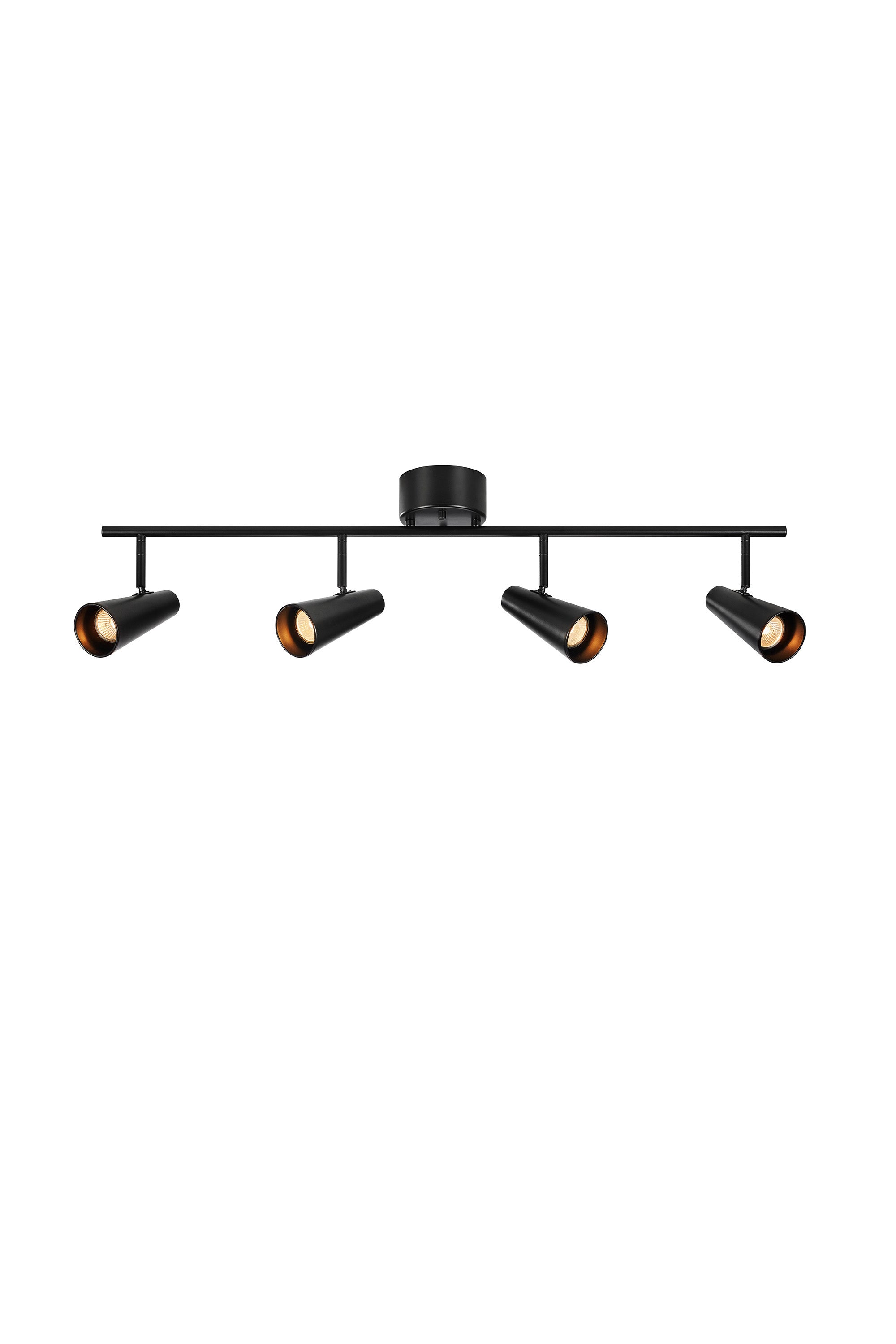 Markslöjd Crest Loftslampe 4L Sort billede 1