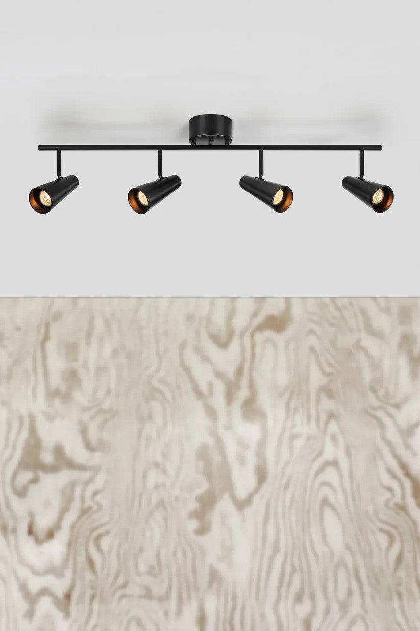 Markslöjd Crest Loftslampe 4L Sort billede 2