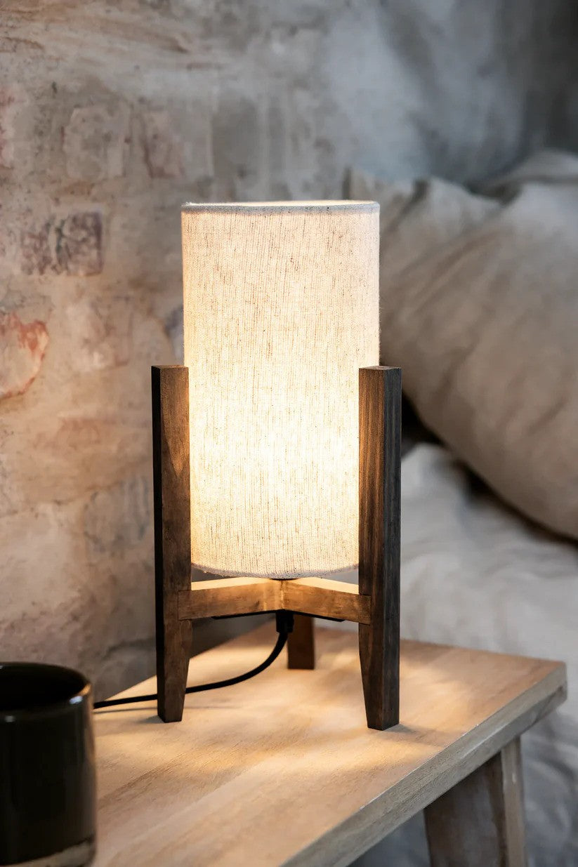 Markslöjd Eruca Bordlampe 34cm Beige/Brun billede 4