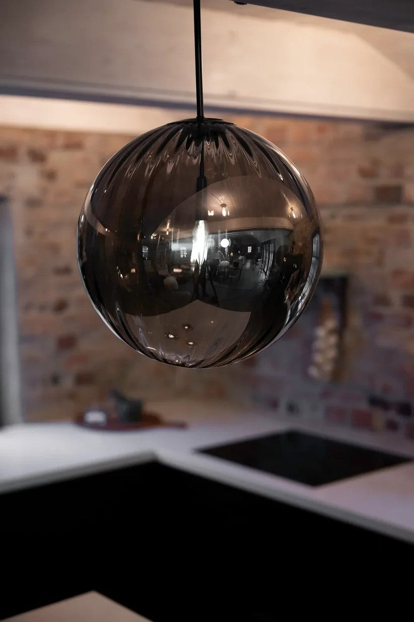 Markslöjd Fengari Loftslampe Mat Sort/Røg billede 3