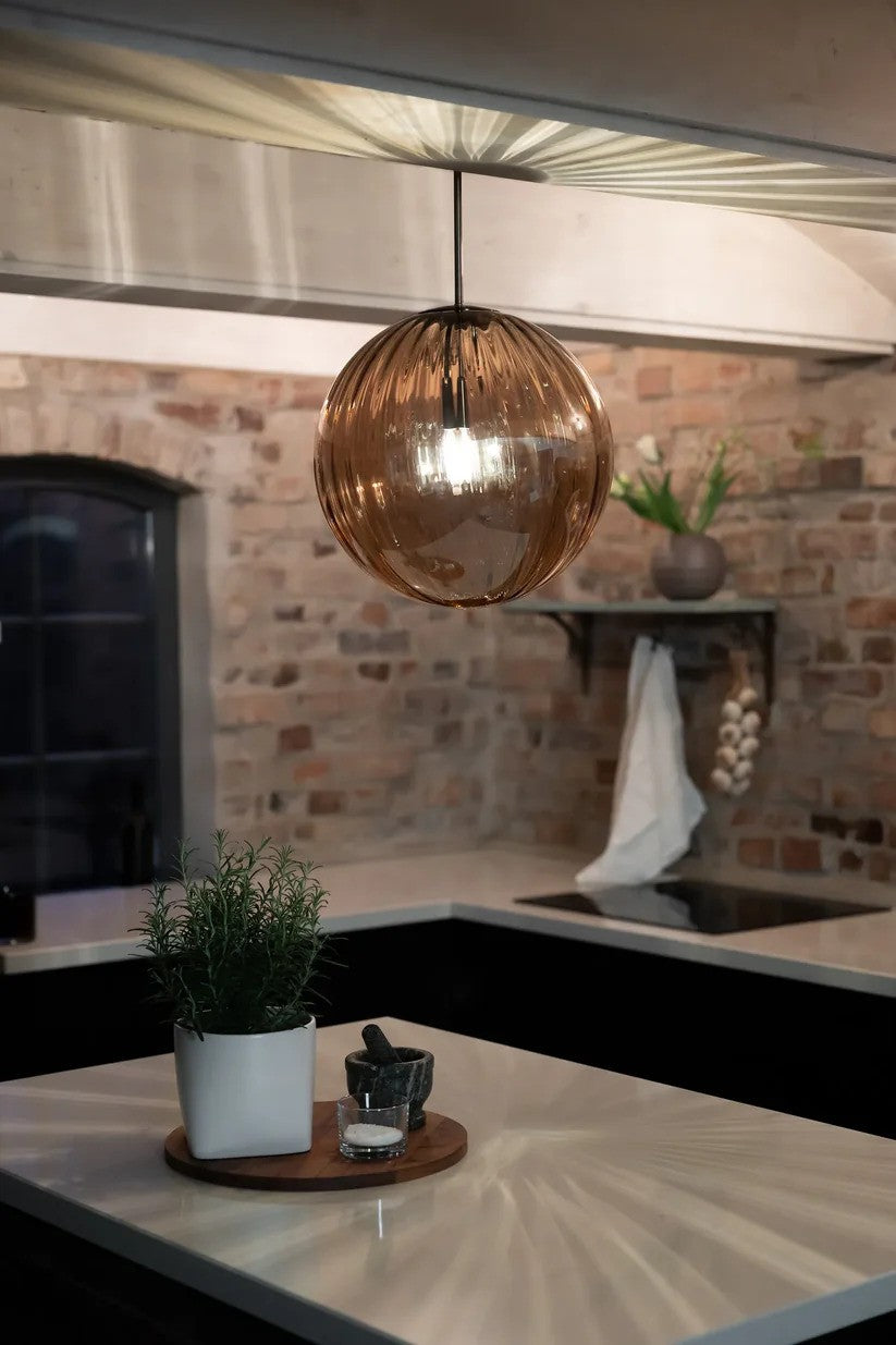 Markslöjd Fengari Loftslampe Antique/Amber billede 4