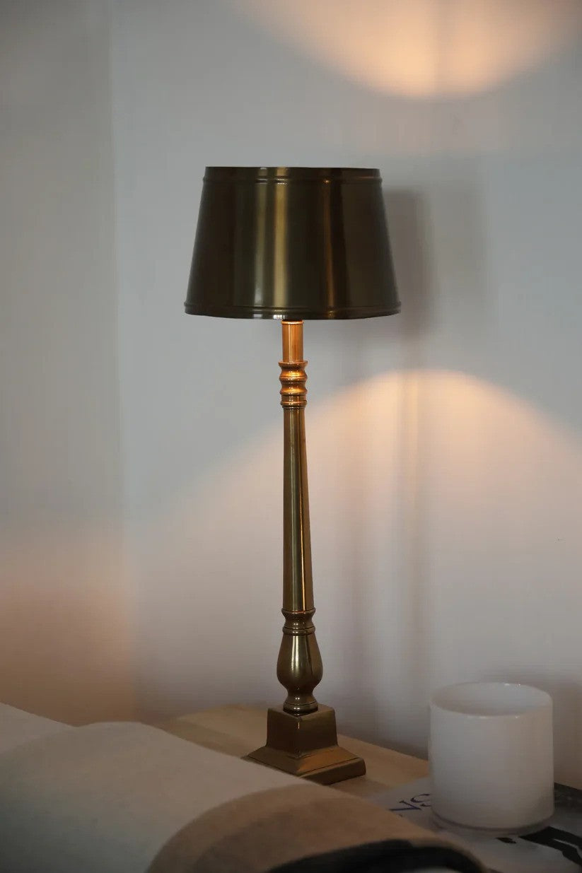 Markslöjd Metallo Bordlampe Messing billede 2