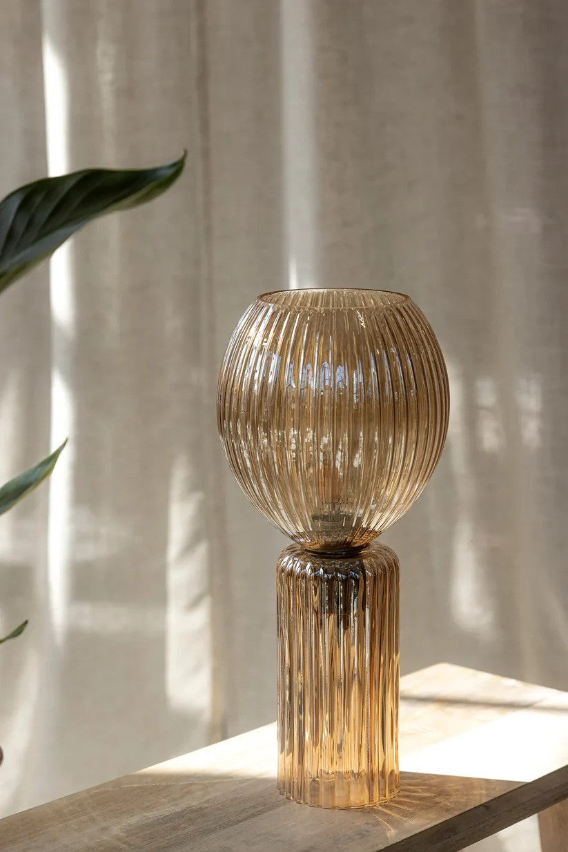 Markslöjd Toulipa Bordlampe Ravgul billede 4