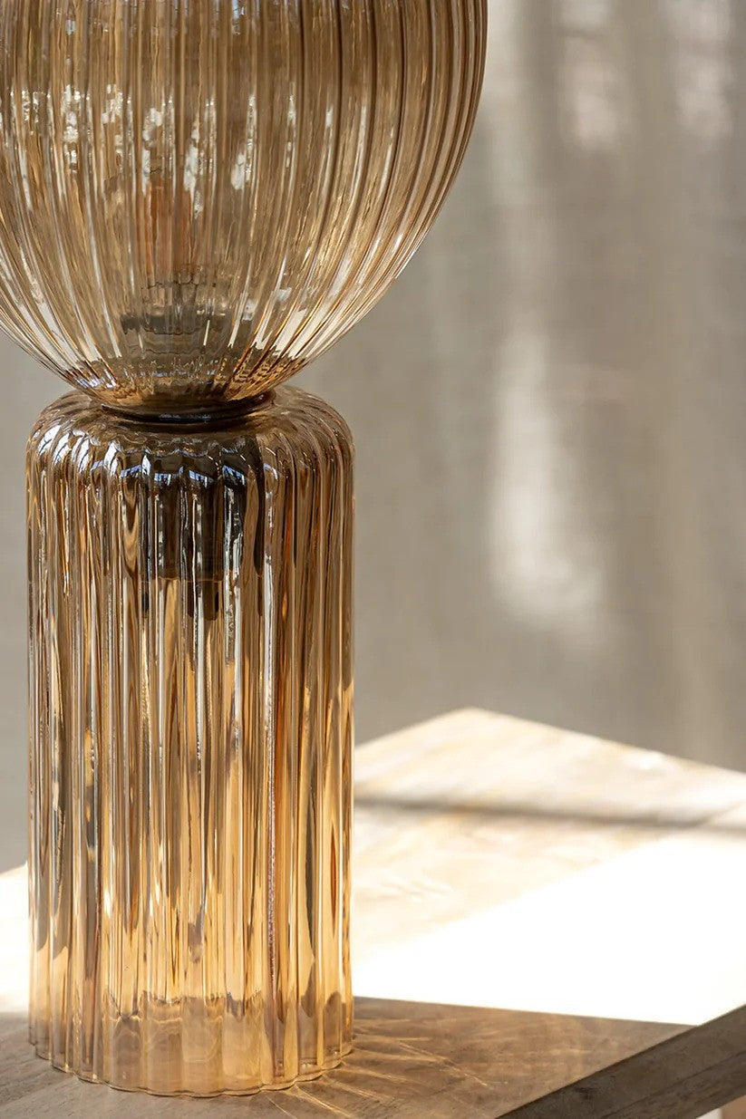 Markslöjd Toulipa Bordlampe Ravgul billede 3