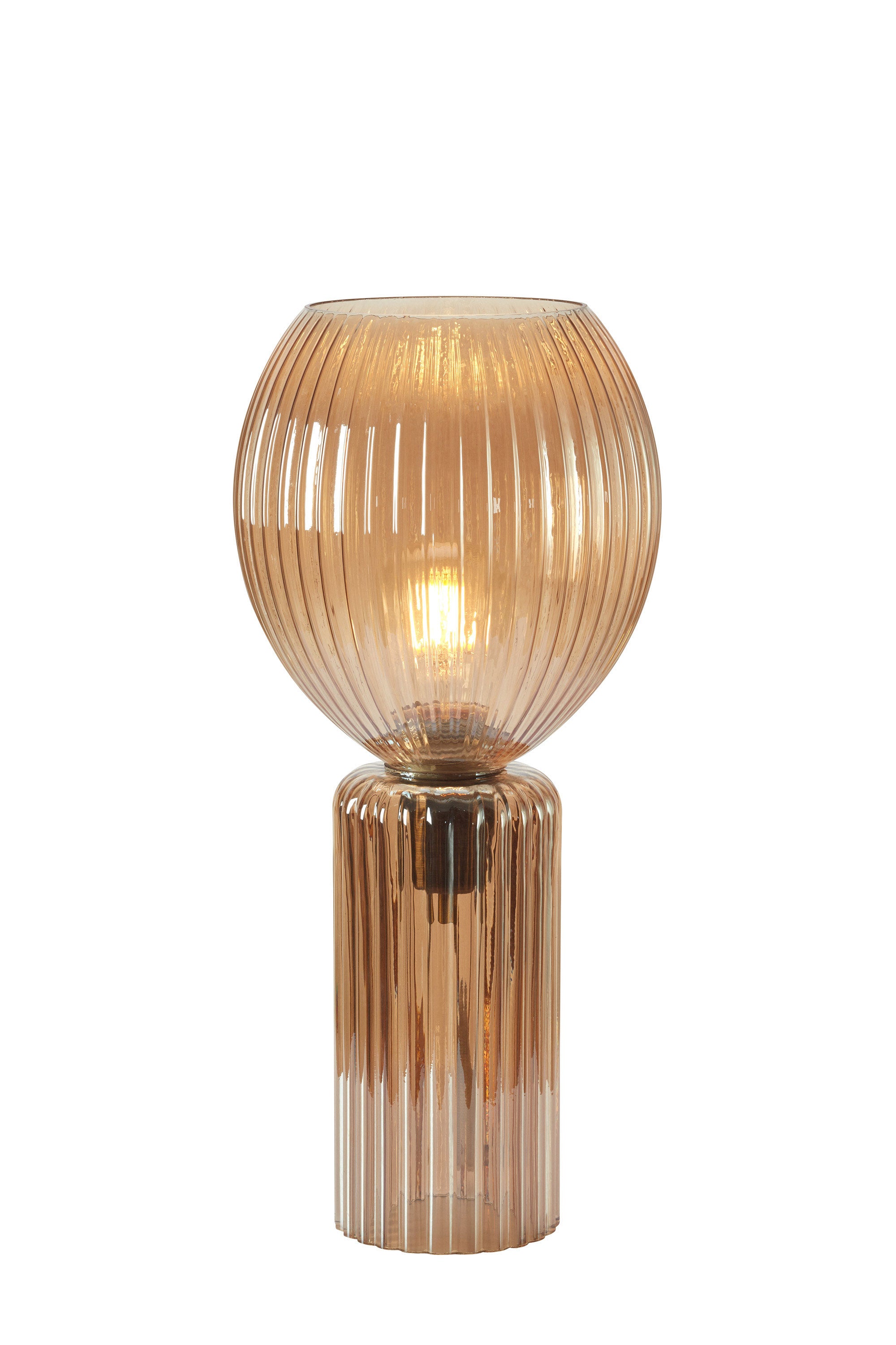 Markslöjd Toulipa Bordlampe Ravgul billede 1