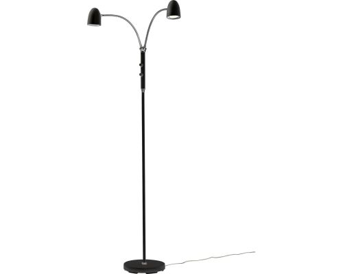 AH Belysning Koster sort gulvlampe med 2 arme billede 1