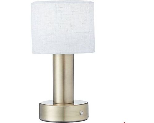 PR Home Tiara antikmessing bordlampe portable billede 1