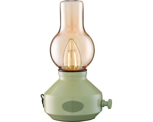 PR Home Glimt grøn bordlampe portable billede 1