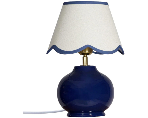 PR Home Nell mørkeblå bordlampe billede 1