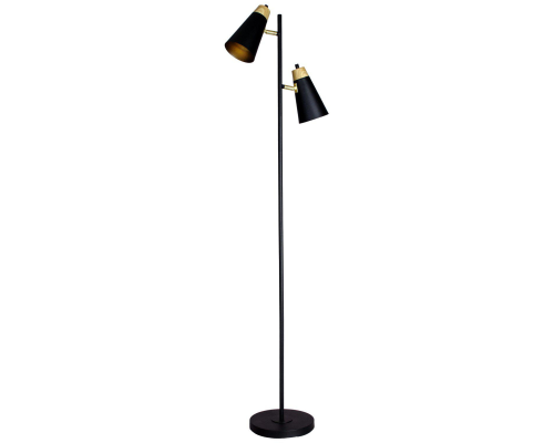 PR Home Vienna 2-arm sort gulvlampe billede 1
