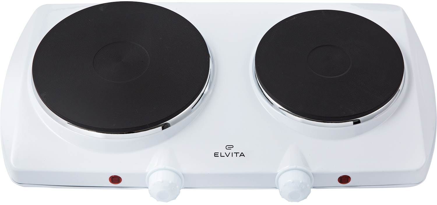 Elvita CKP1223V Fritstående dobbelt kogeplade